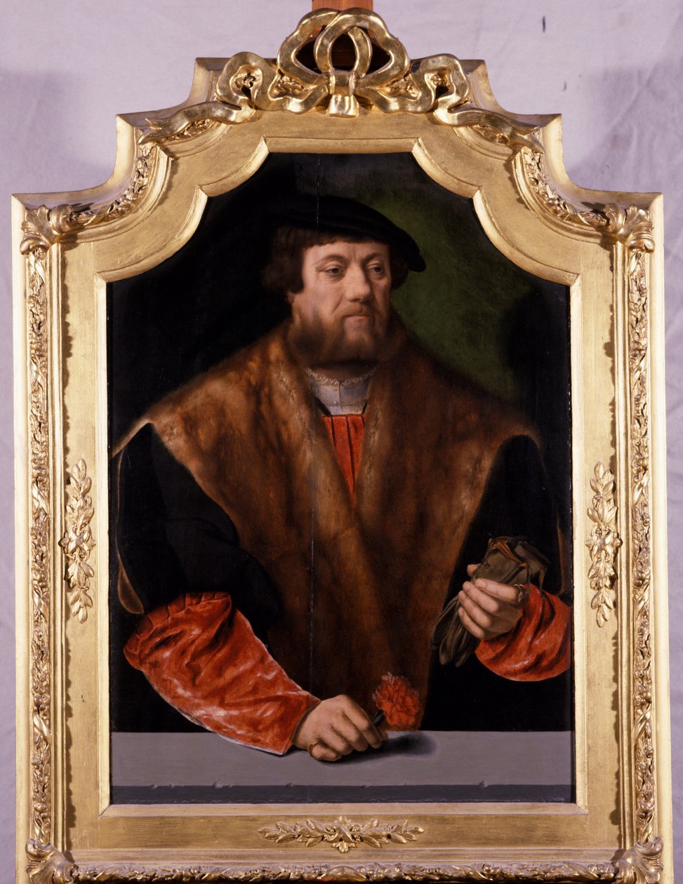 Portret szlachcica, 1544 autorstwa Bartholomaeus Bruyn