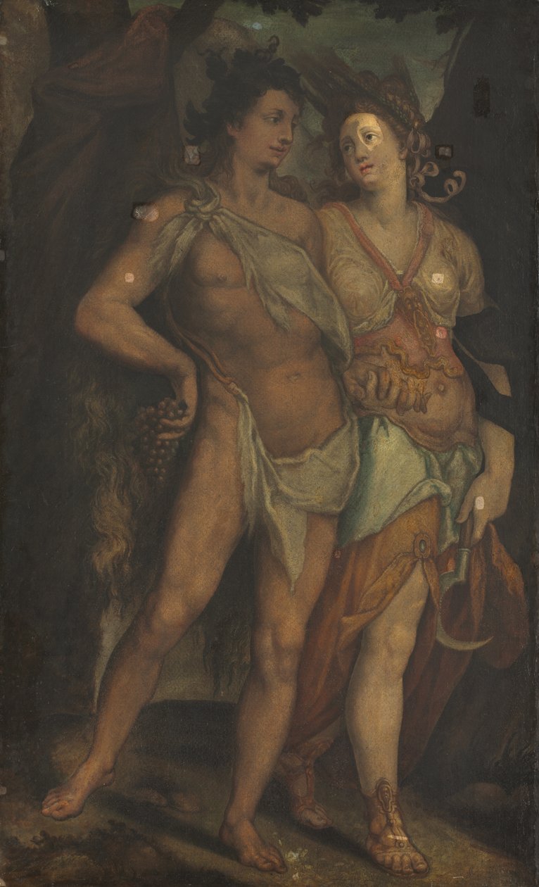 Polonês Ceres e Baco autorstwa Bartholomaeus Spranger