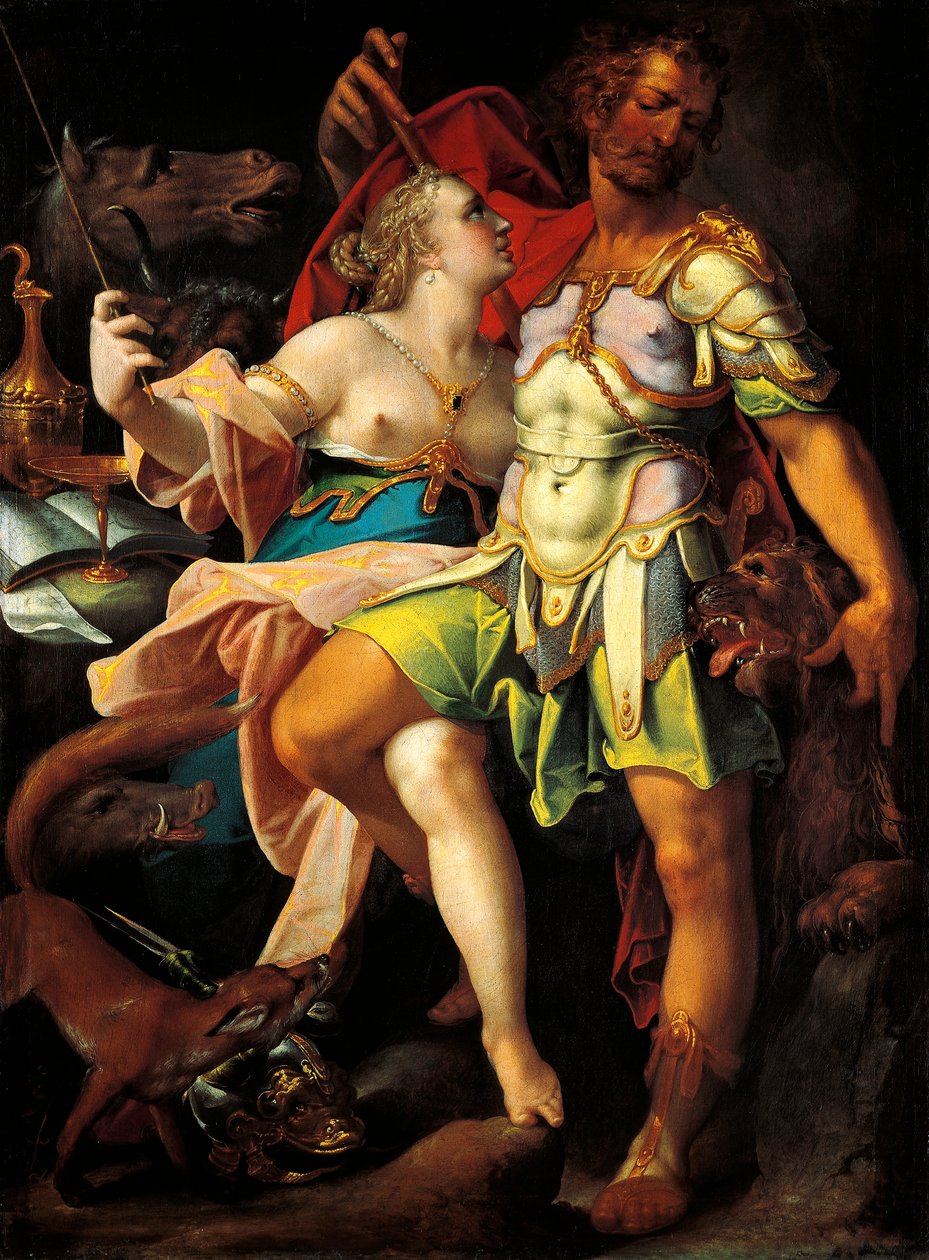 Odyseusz i Kirke – Bartholomaeus Spranger (1546-1611) autorstwa Bartholomaeus Spranger