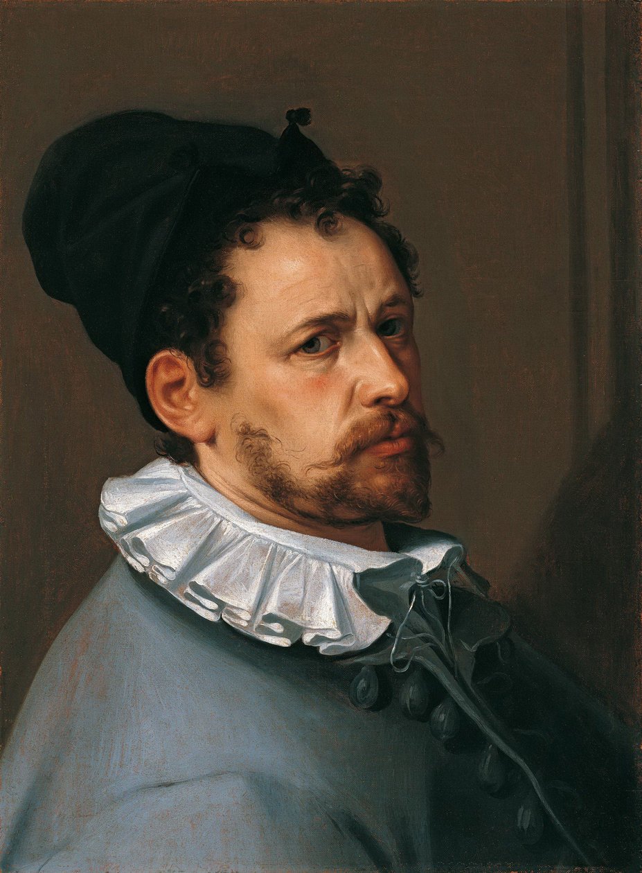 Autoportret, ok. 1585 r. autorstwa Bartholomaeus Spranger