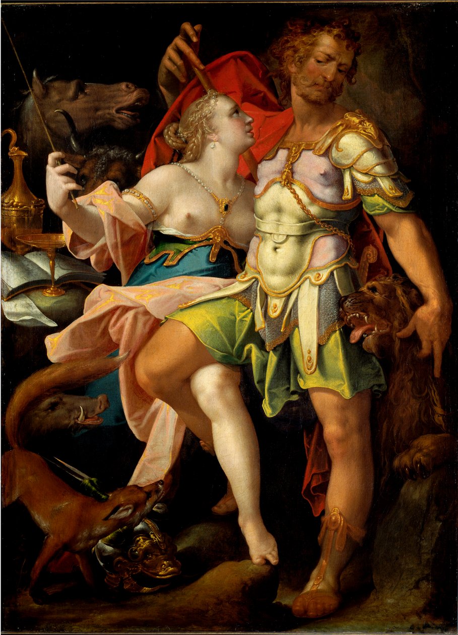 Ulisses i czarodziej Kirke (malarstwo) autorstwa Bartholomaeus Spranger