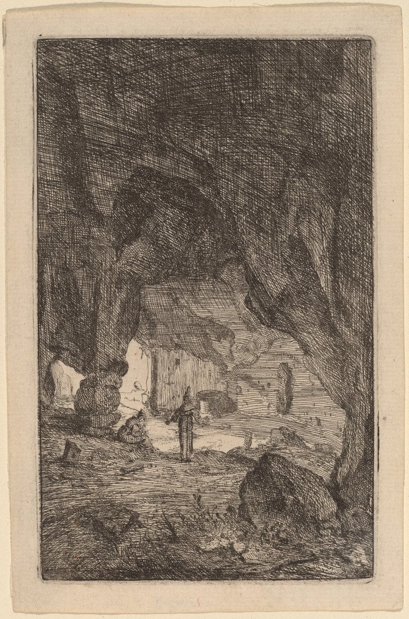Grota z Braćmi autorstwa Bartholomeus Breenbergh