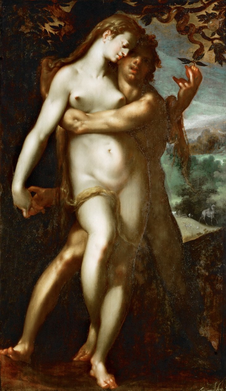 Upadek z łaski autorstwa Bartholomeus Spranger