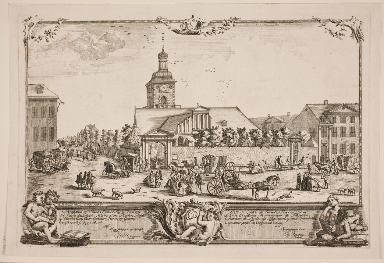 Kościół św. Piotra w Kopenhadze autorstwa Bartholomæus Roque