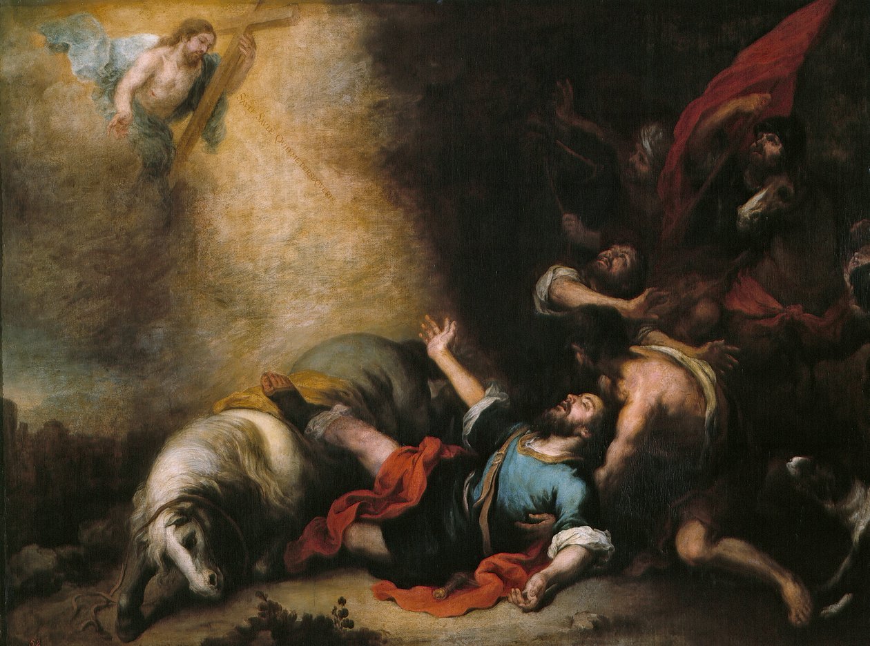 Nawrócenie św. Pawła autorstwa Bartolomé Esteban Murillo