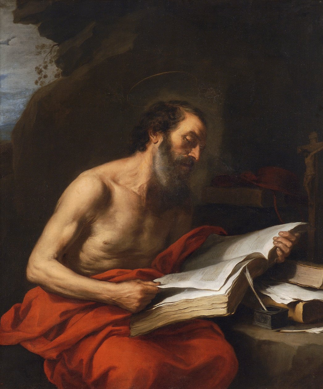 Czytanie św. Hieronima autorstwa Bartolomé Esteban Murillo