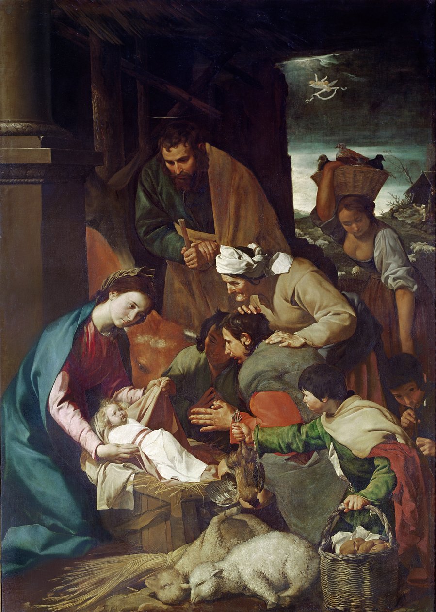 Adoracja pasterzy, 1630 autorstwa Bartolomé Esteban Murillo