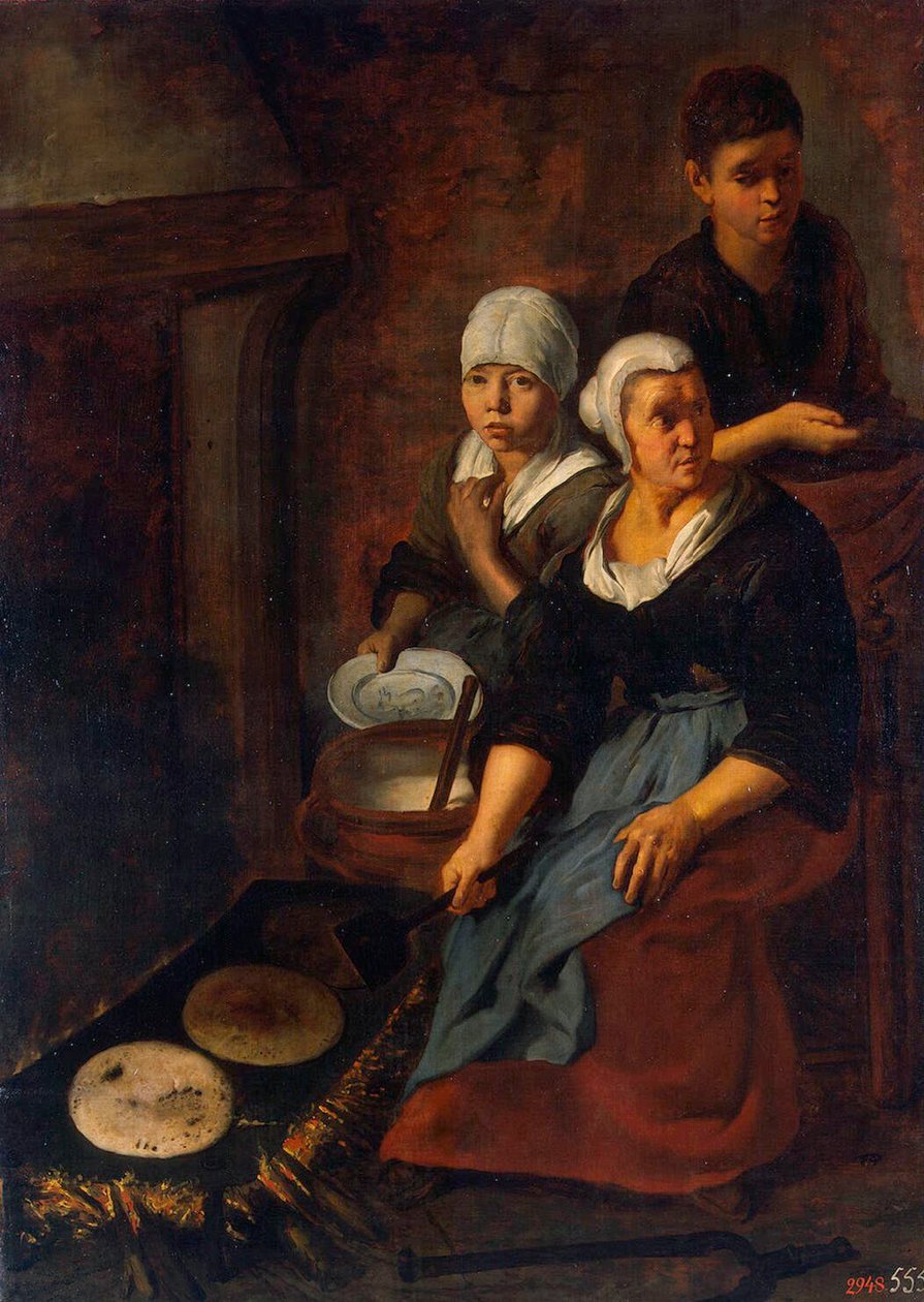 Pieczenie ciast płaskich”, 1645-1648. autorstwa Bartolomé Esteban Murillo