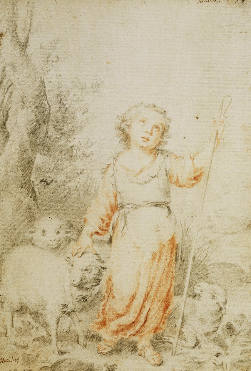 Dobry Pasterz, autorstwa Bartolomé Esteban Murillo