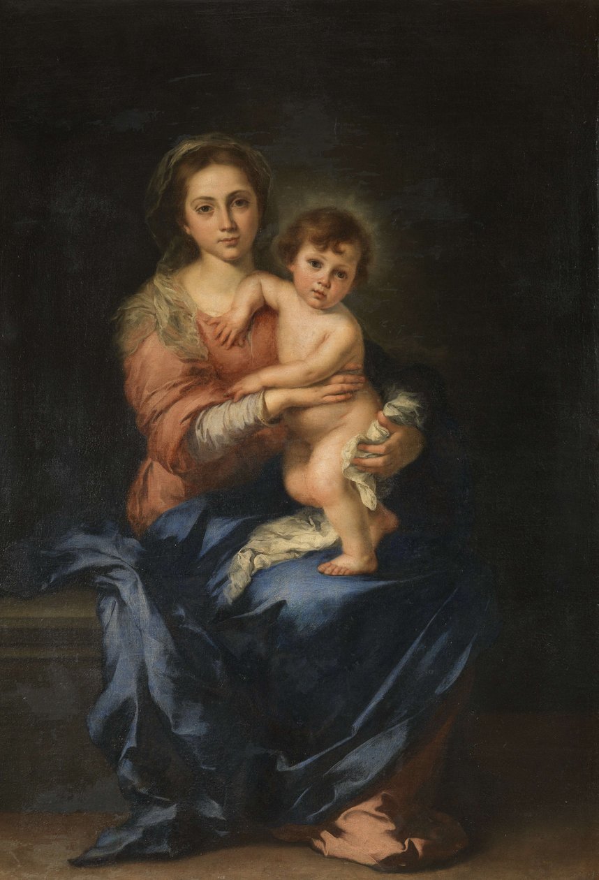 Dziewica z Dzieciątkiem, 1650. autorstwa Bartolomé Esteban Murillo