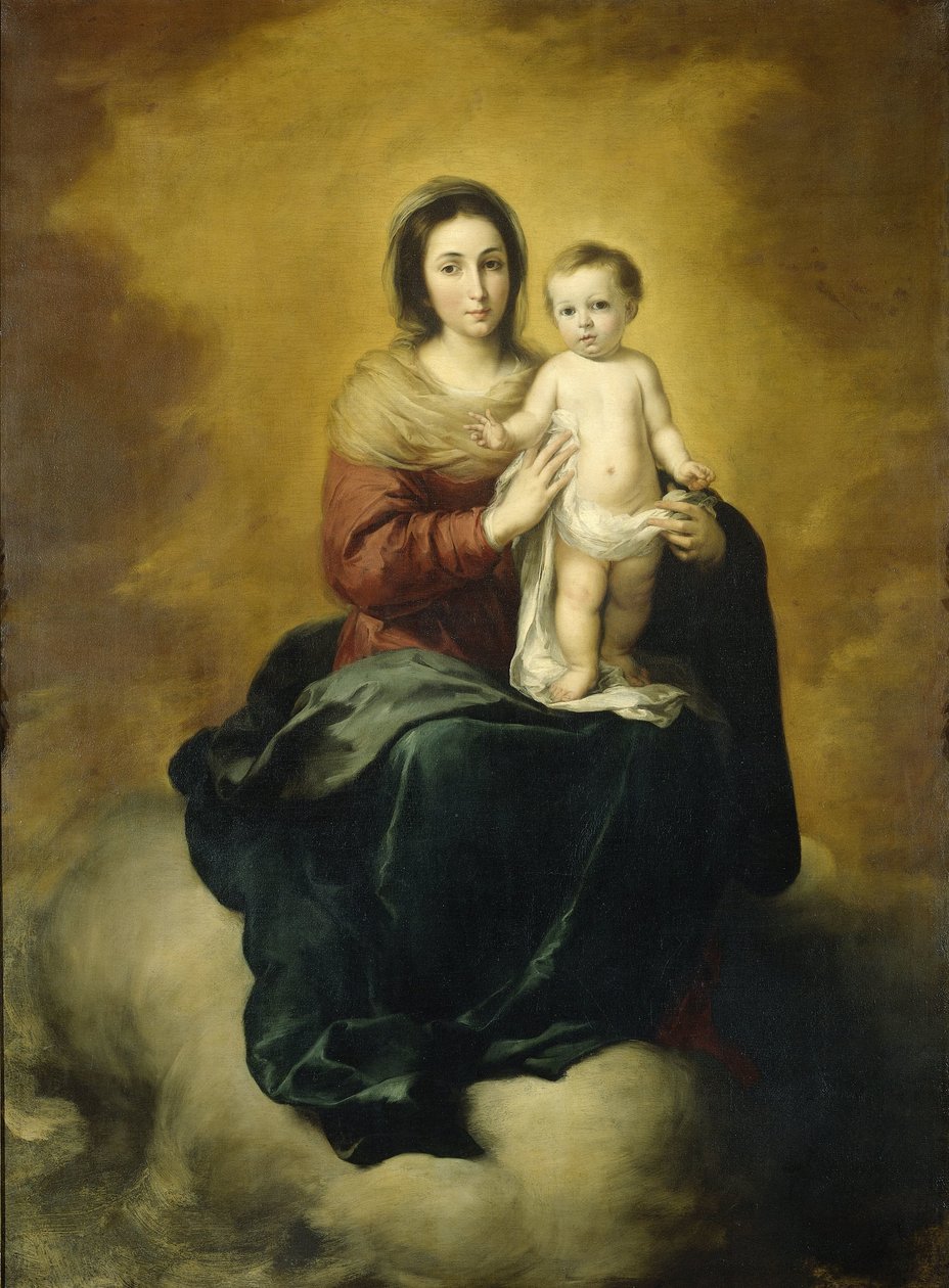 Dziewica i Dziecko autorstwa Bartolomé Esteban Murillo