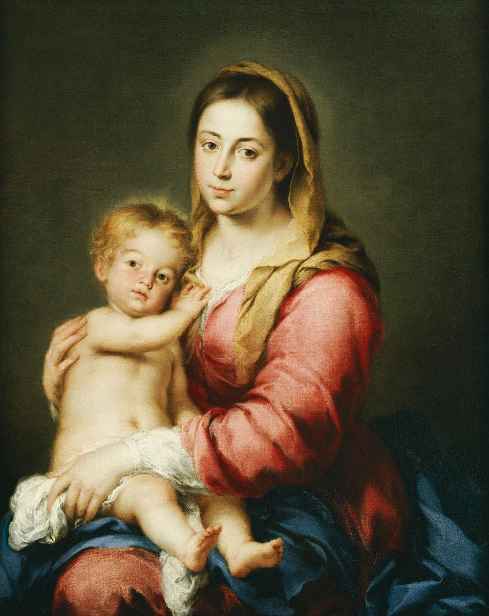 Dziewica i Dziecko autorstwa Bartolomé Esteban Murillo