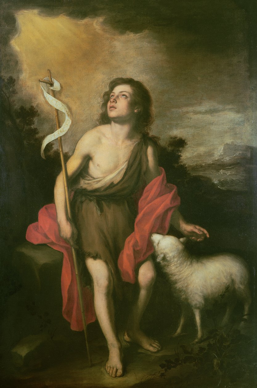 Św. Jan z Barankiem autorstwa Bartolomé Esteban Murillo