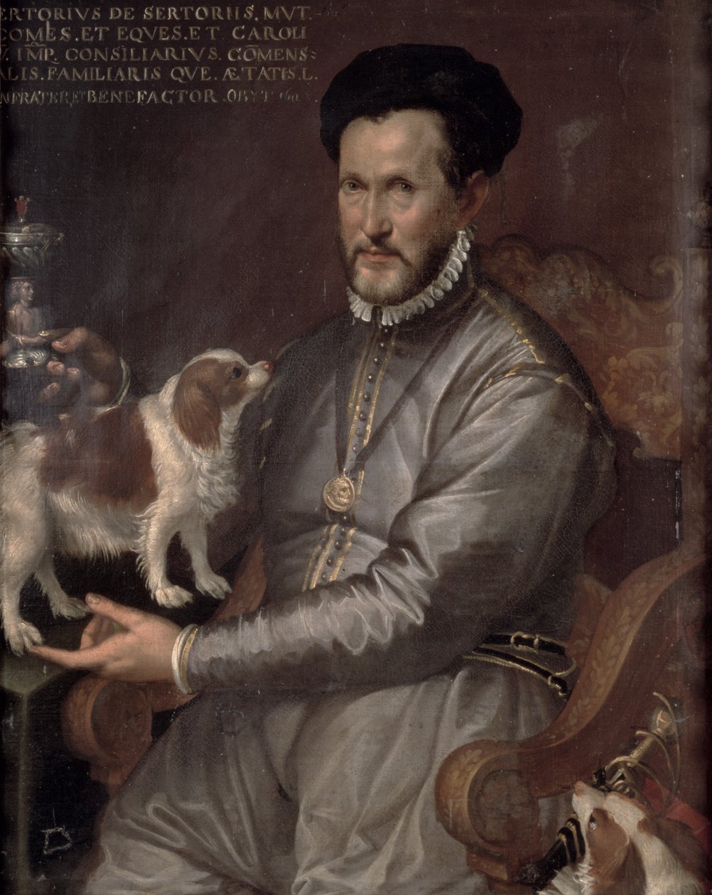 Portret hrabiego Sertorio autorstwa Bartolomeo Passarotti