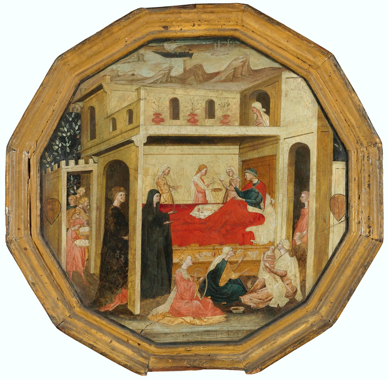 Biurko porodowe (proste) autorstwa Bartolomeo di Fruosino