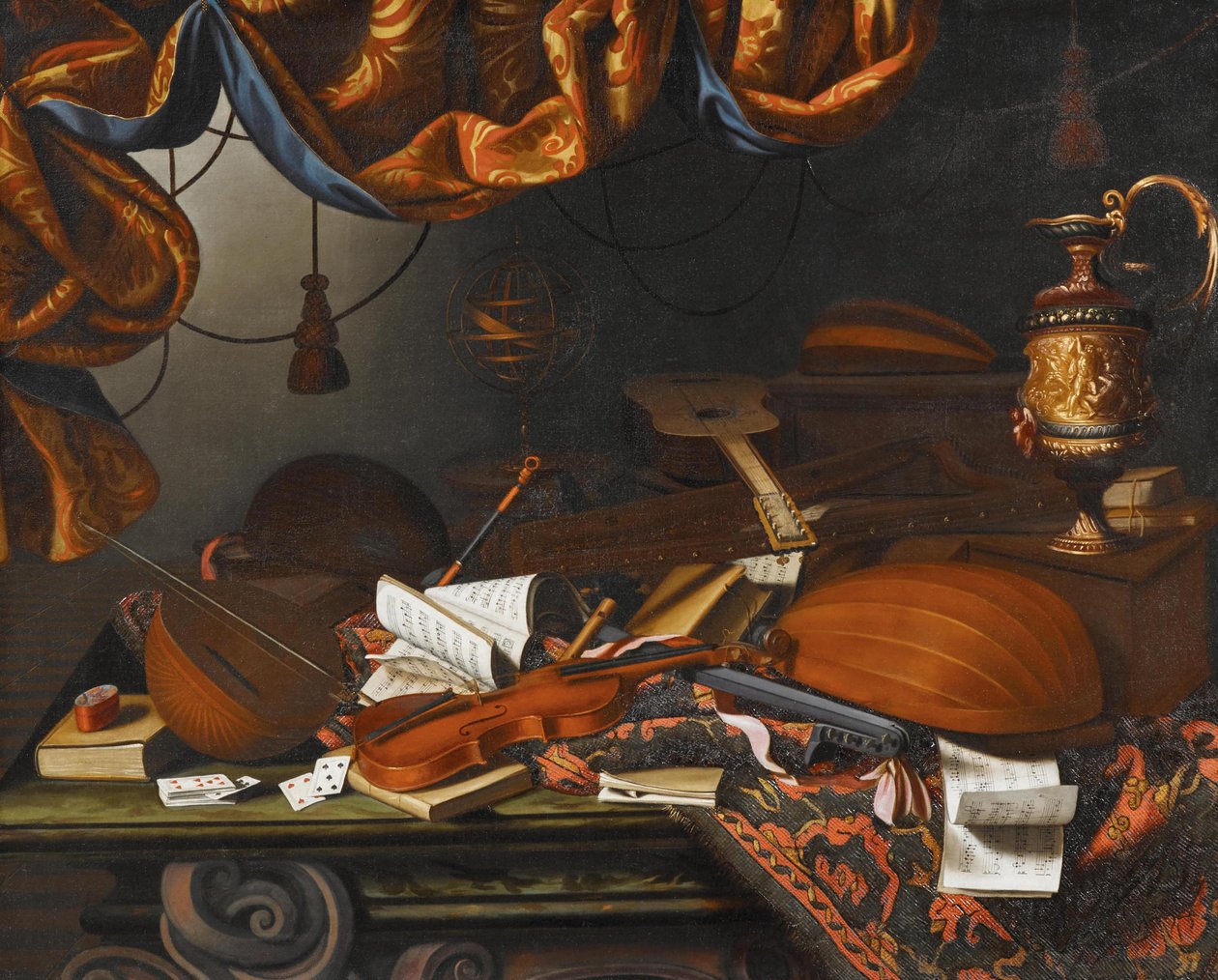 Instrumenty muzyczne. autorstwa Bartolomeo Bettera