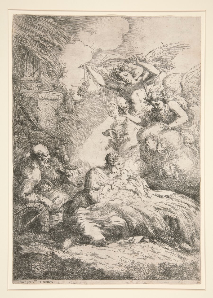 Narodzenie Chrystusa autorstwa Bartolomeo Biscaino