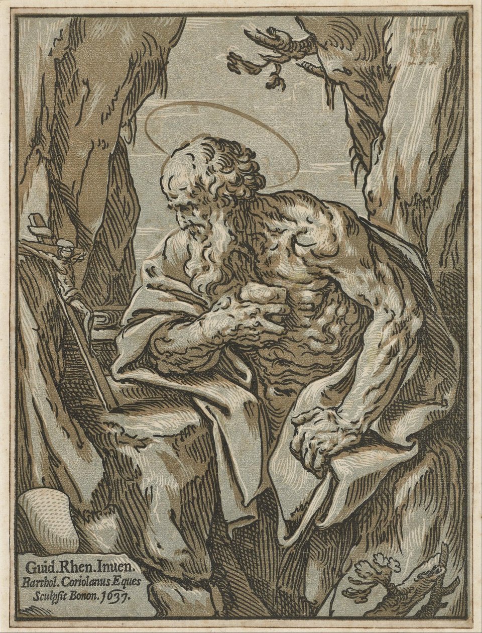 Święty Jerome autorstwa Bartolomeo Coriolano