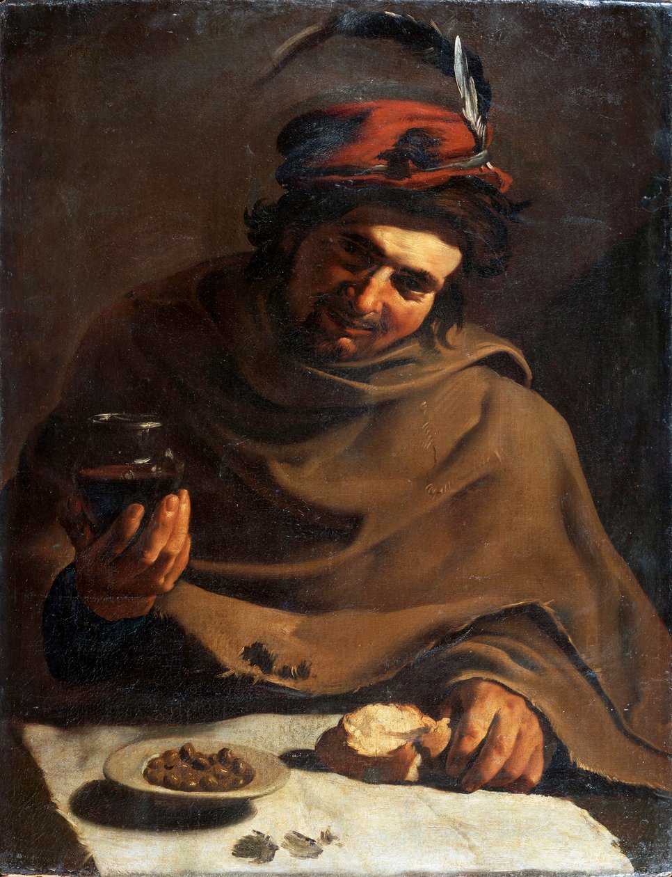 Śniadanie, początek XVII wieku autorstwa Bartolomeo Manfredi