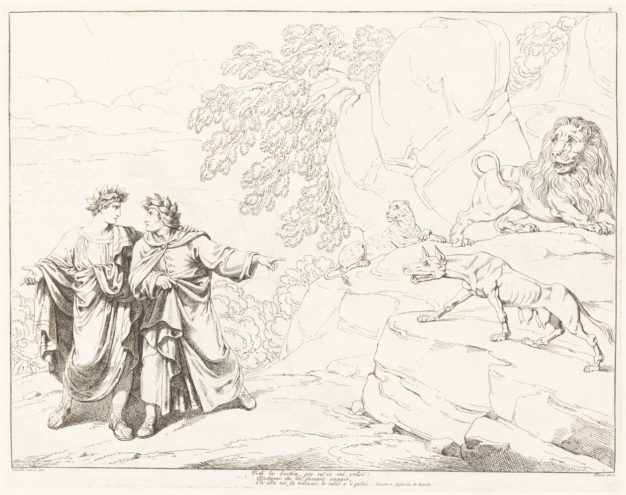 Boska komedia Dantego (tom I) autorstwa Bartolomeo Pinelli