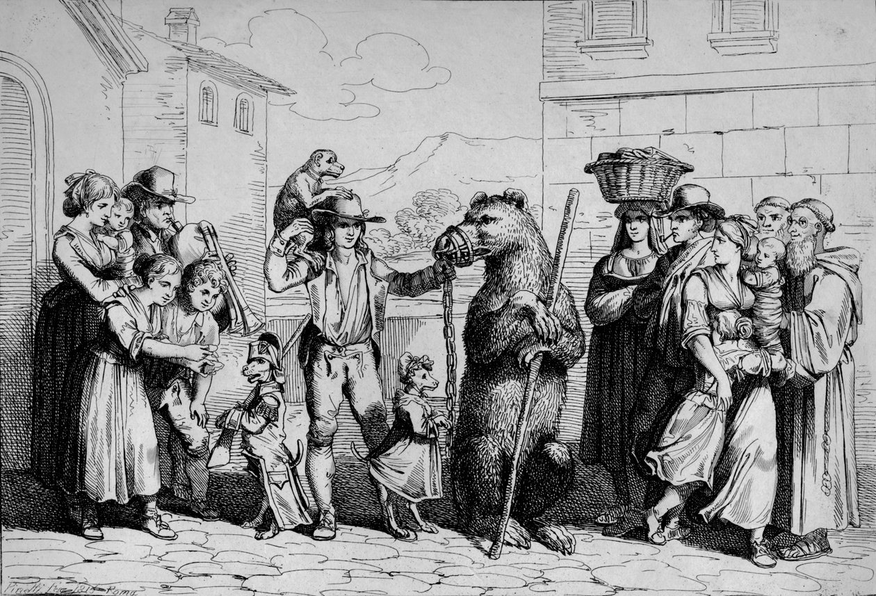 Kula Niedźwiedzia, 1815. autorstwa Bartolomeo Pinelli