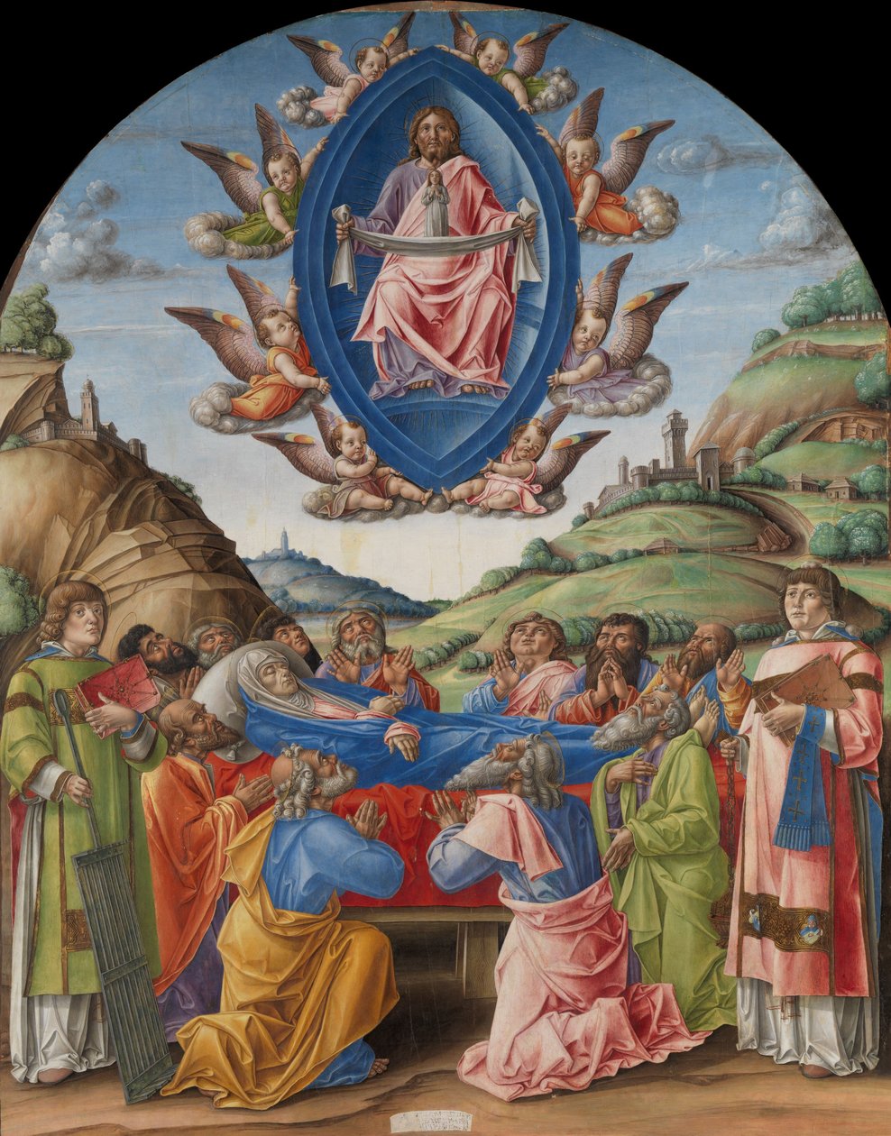 Śmierć Dziewicy autorstwa Bartolomeo Vivarini