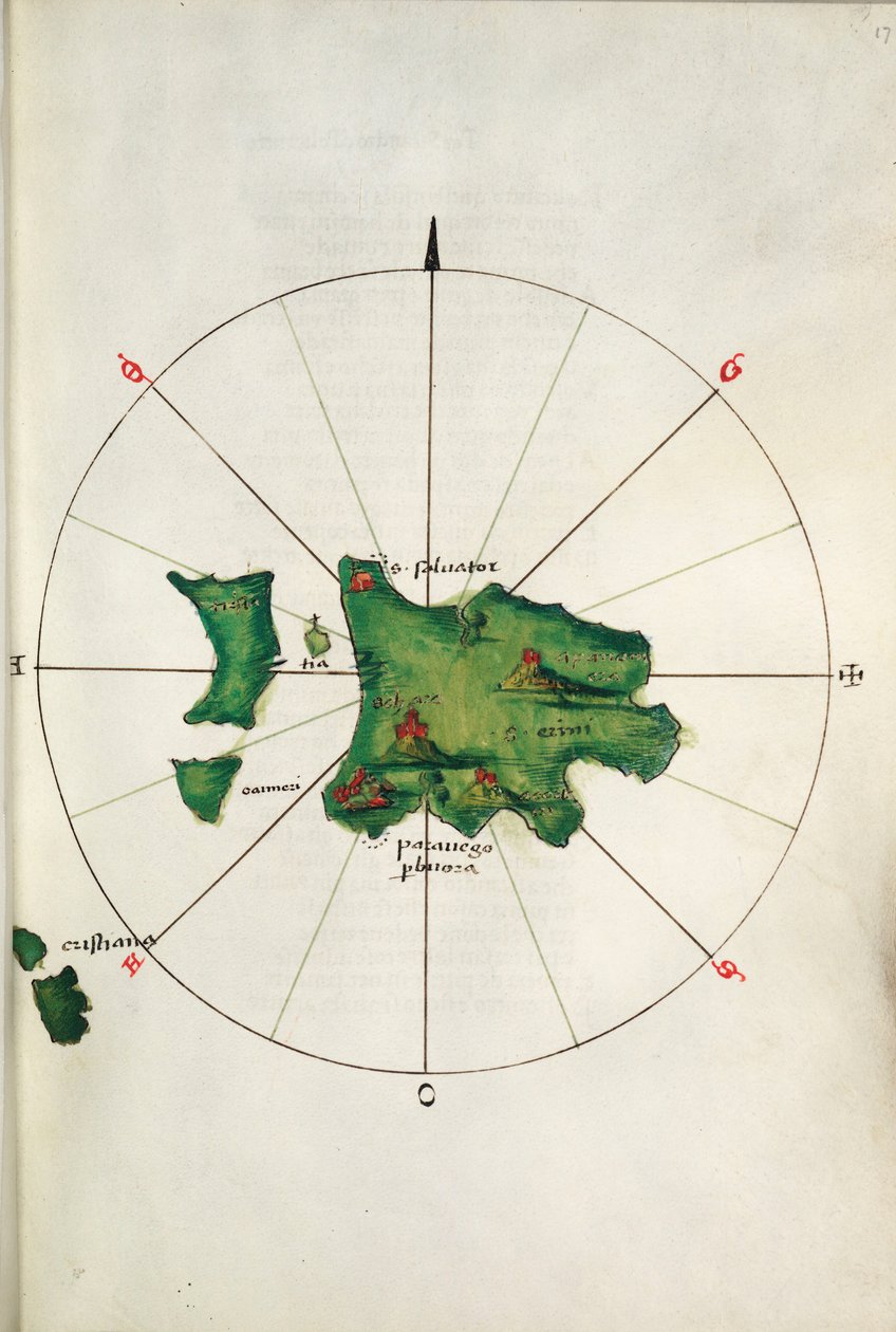 Santorini, Sonety, ok. 1485 (pergamin) autorstwa Bartolomeo da li Sonetti
