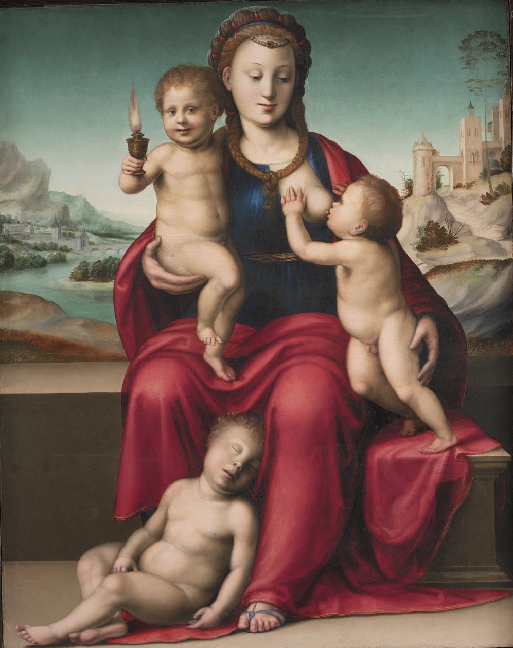 Caritas (charytatywna) autorstwa Bartolomeo di Zanobi