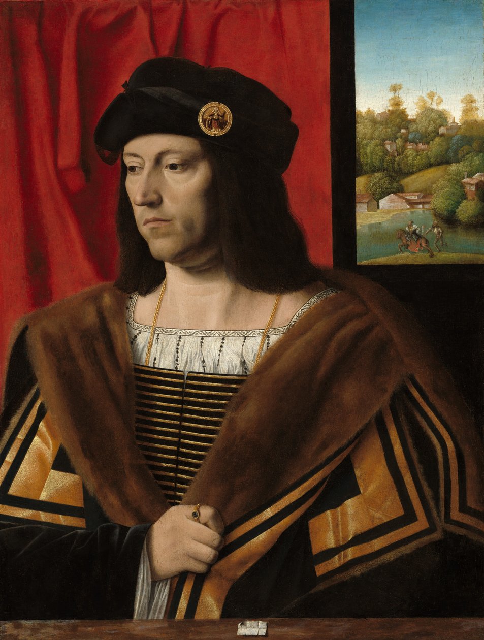 Portret dżentelmena, ca. 1520. autorstwa Bartolommeo Veneto