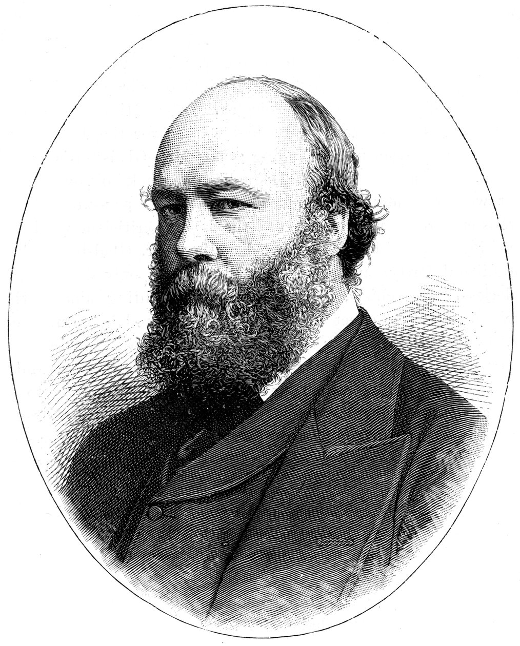 Lord Salisbury, brytyjski mąż stanu, 1900. autorstwa Bassano Studio
