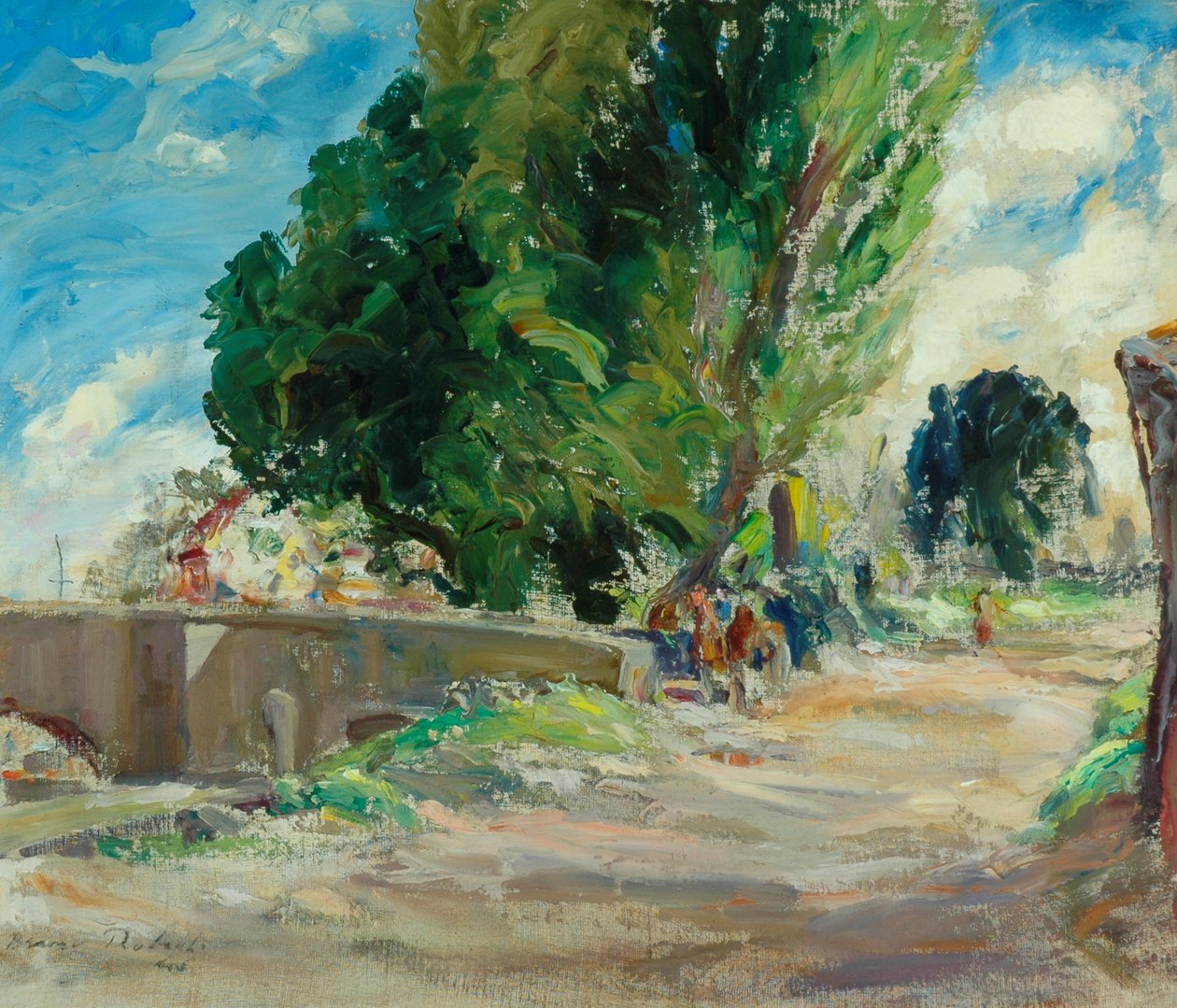 Wietrzny dzień, 1945 autorstwa Beaver Roberts