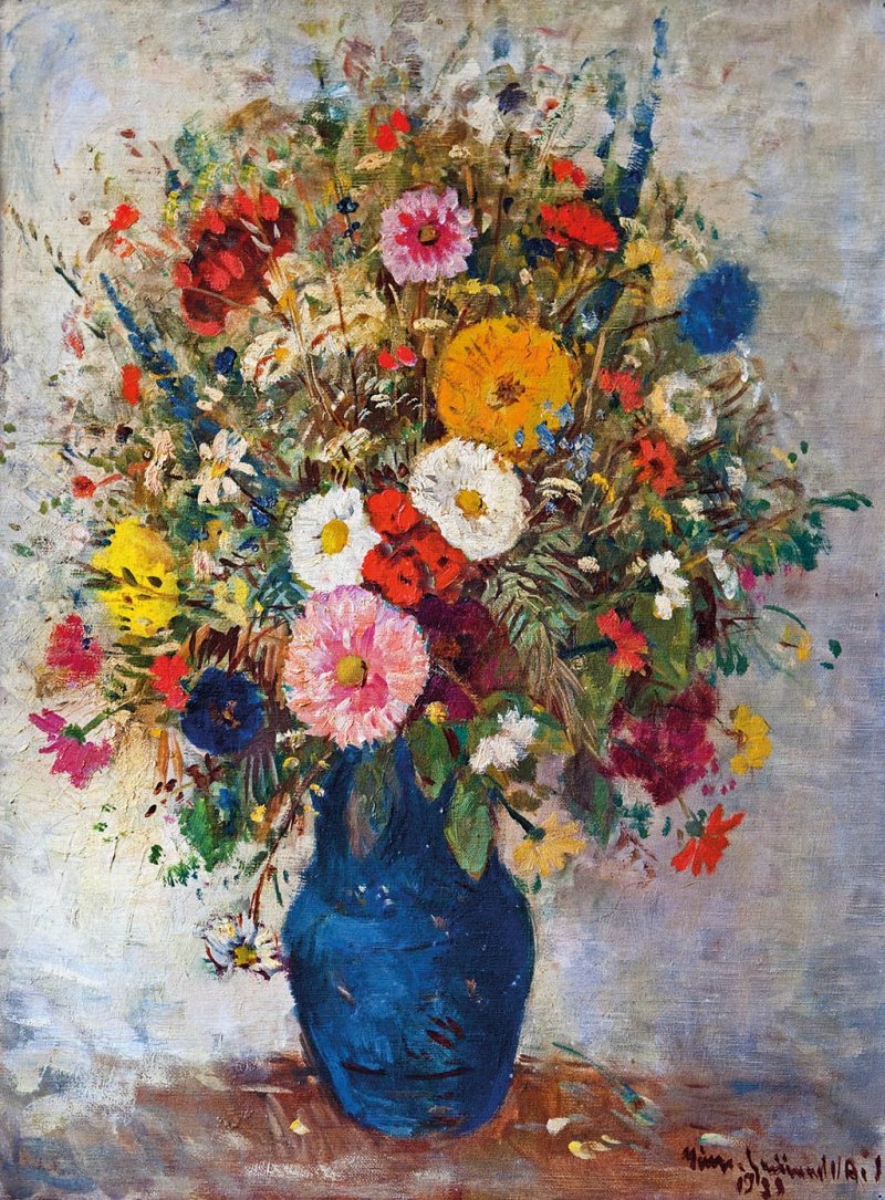 Colourful field bouquetAngielski: Colourful Field Bouquetn autorstwa Bela Ivanyi Grunwald
