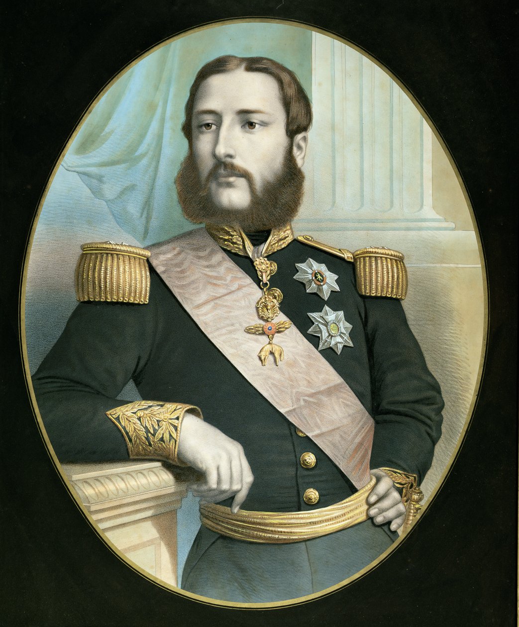 Leopold II (1835-1909) ok. 1866-67 autorstwa Belgian School