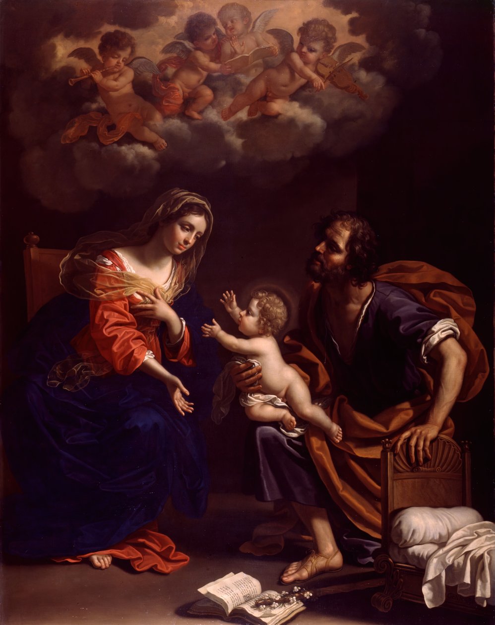 Święta Rodzina, 1682. autorstwa Benedetto Gennari
