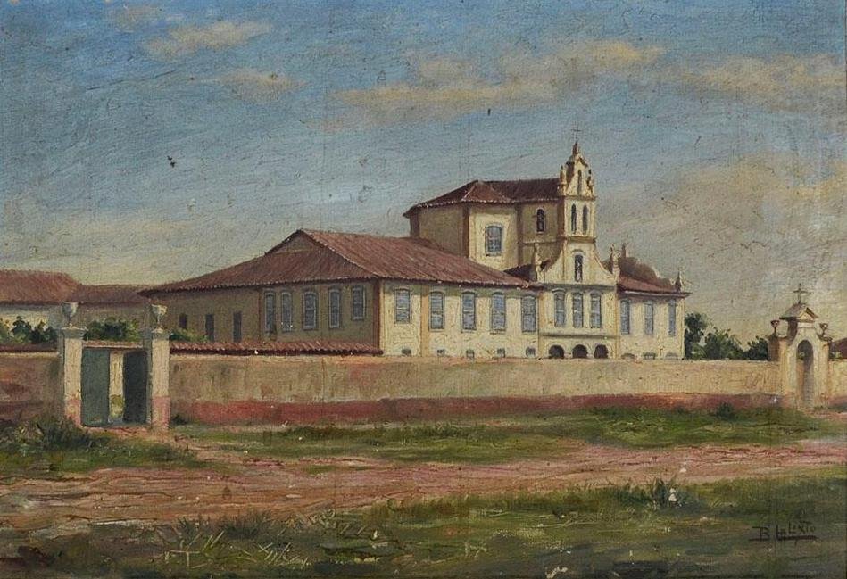 Wspomnienie Matki Bożej Światła w Sao Paulo - 1860n autorstwa Benedito Calixto