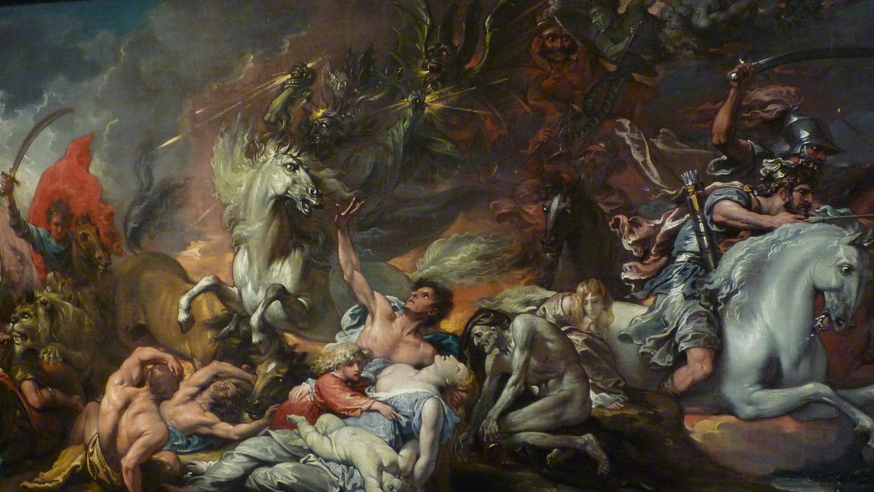 Śmierć na bladym koniu autorstwa Benjamin West