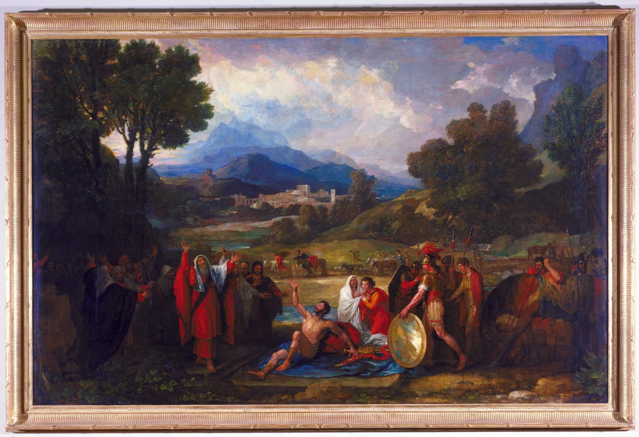 Saul przed Samuelem i prorokami, 1812 autorstwa Benjamin West