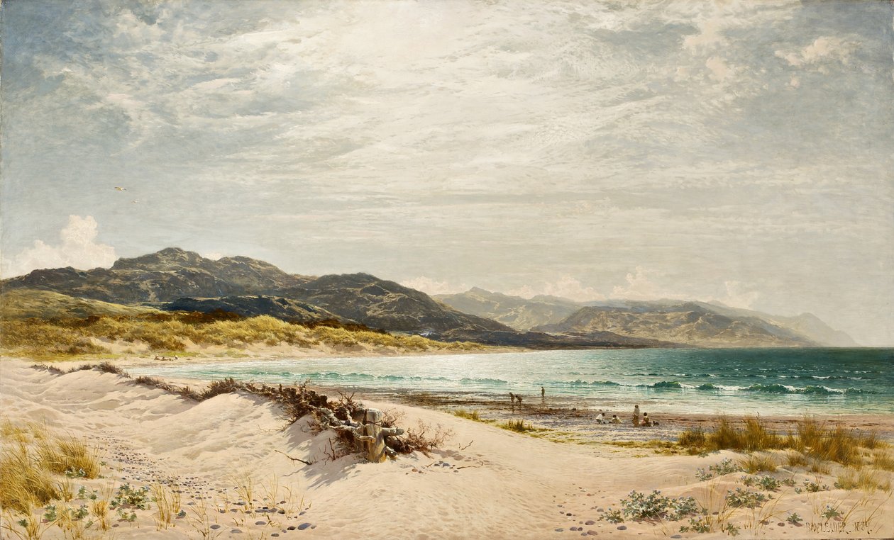 Wybrzeże Cambrii, 1889 autorstwa Benjamin Williams Leader
