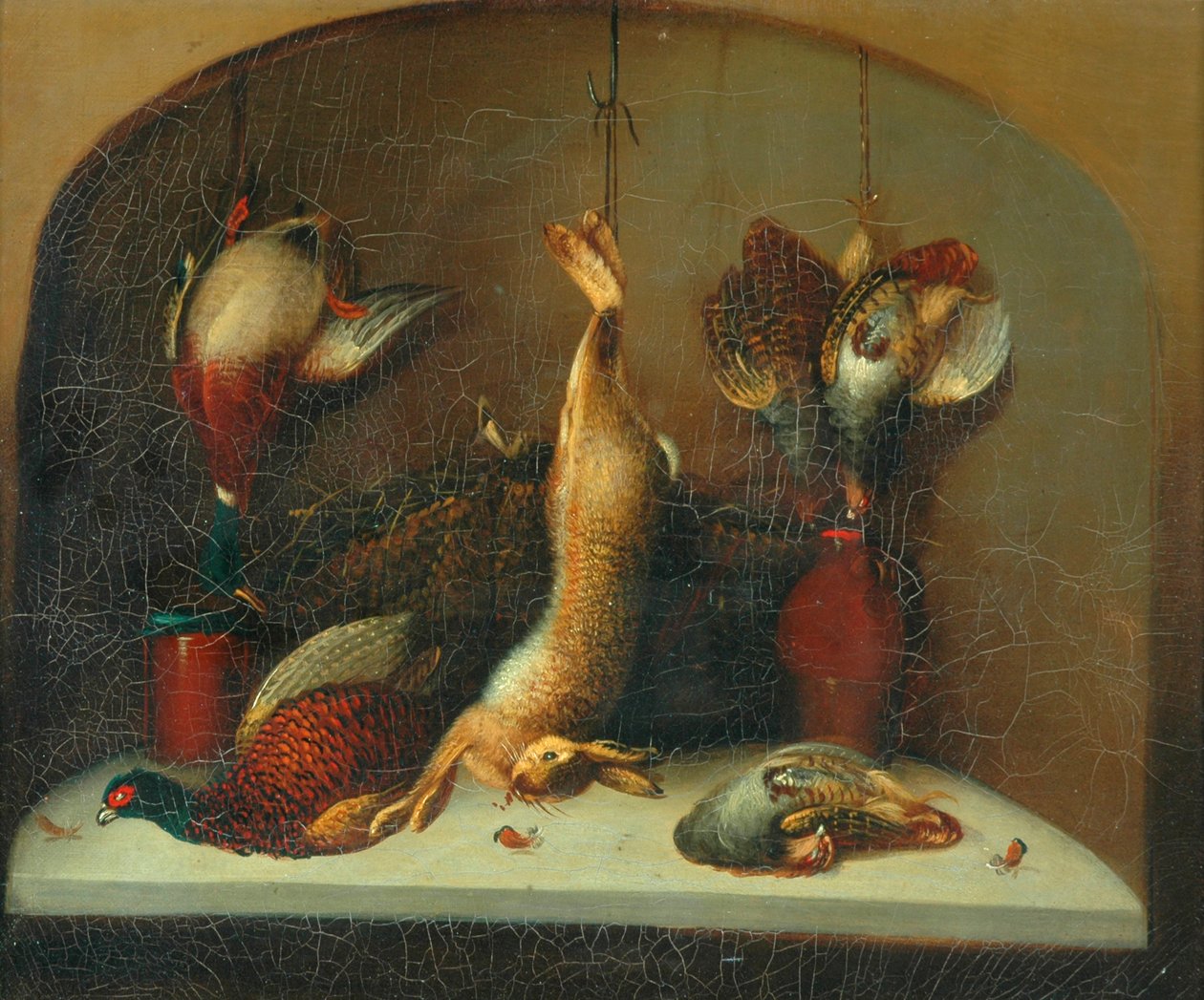 Martwa natura z grą autorstwa Benjamin Blake