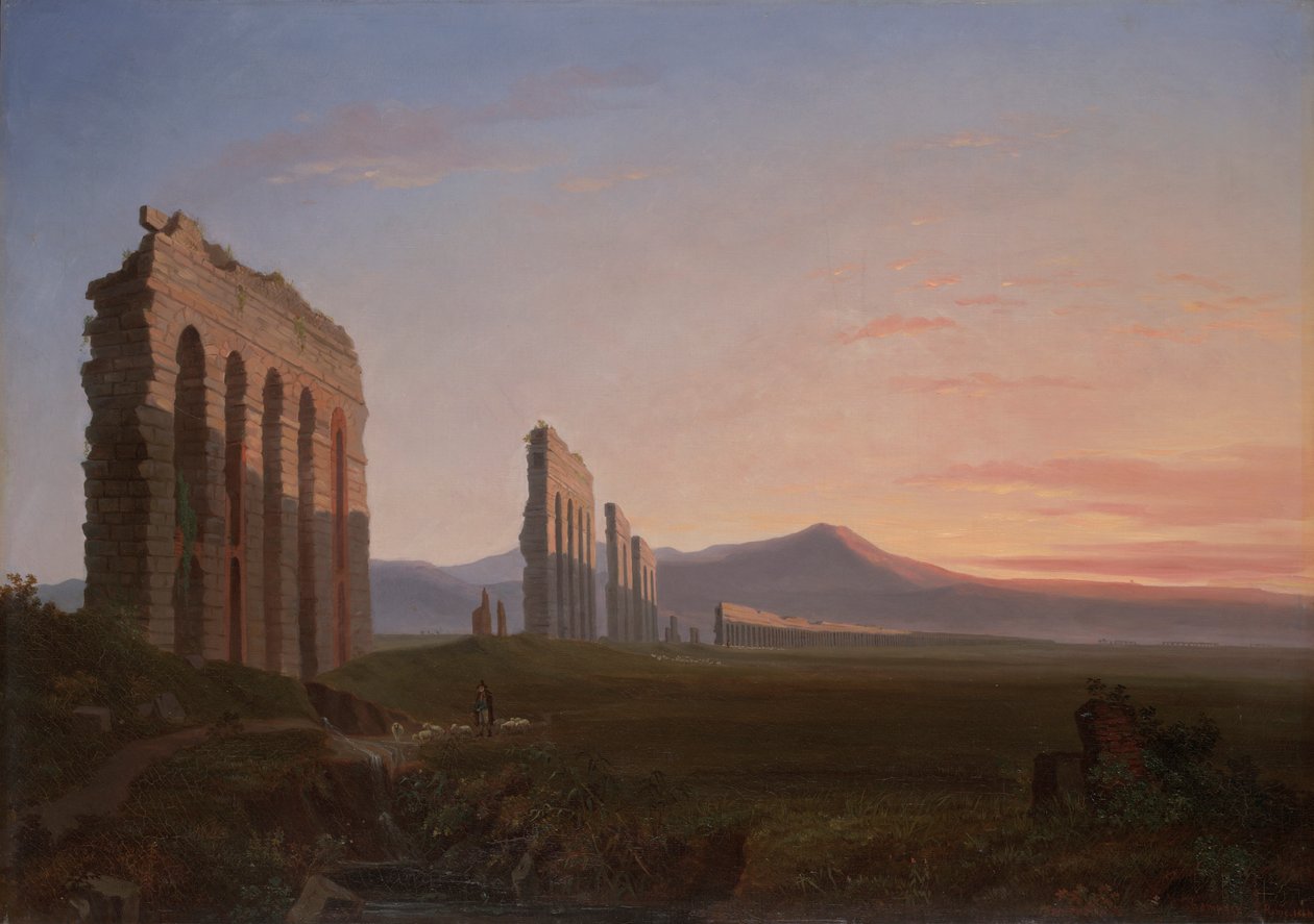 Widok na rzymską Campagna autorstwa Benjamin Champney