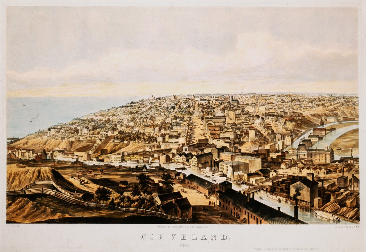 Cleveland w stanie Ohio autorstwa Benjamin F. Jr. Smith
