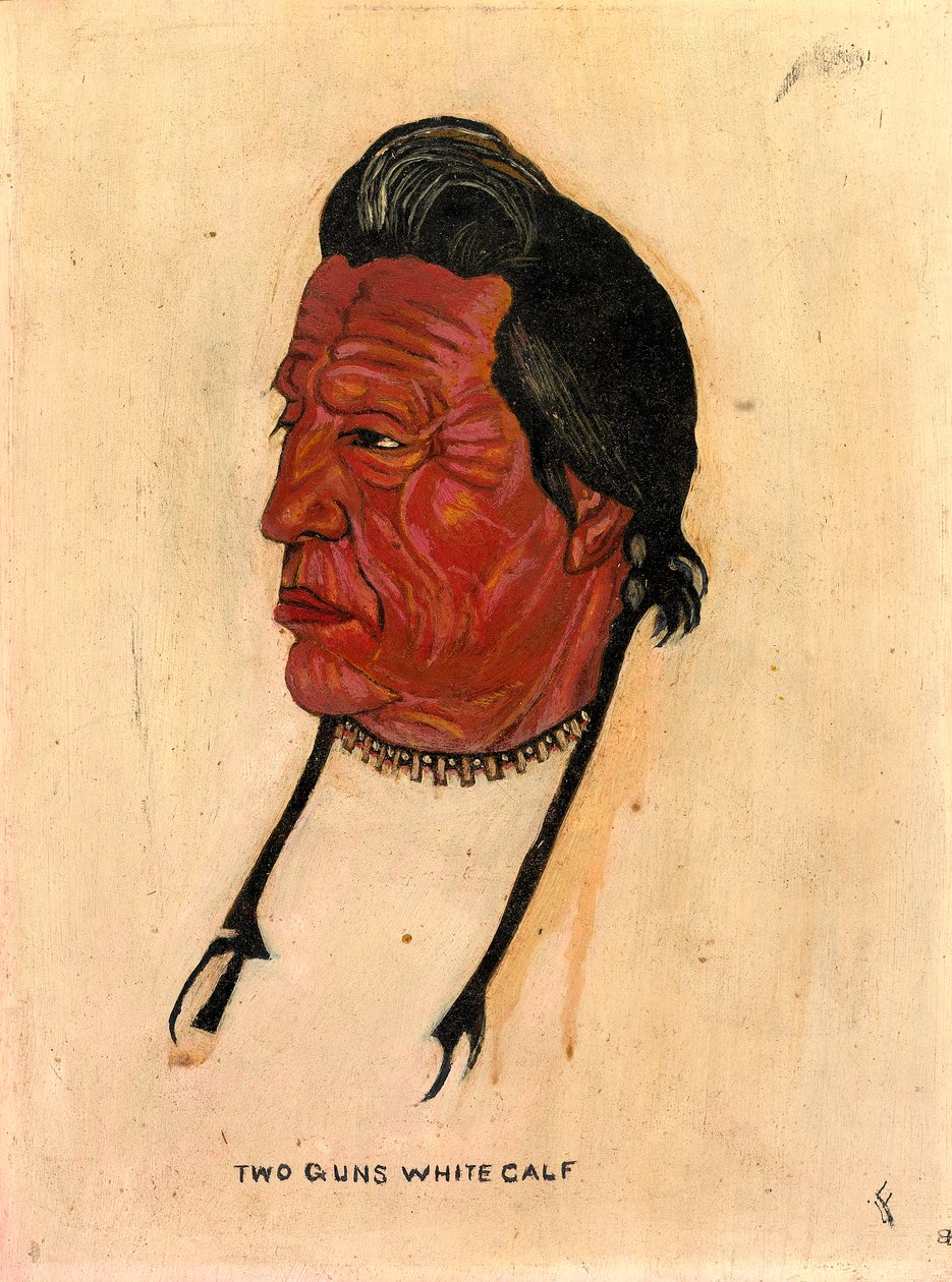 Dwa pistolety White Calf, b.d. autorstwa Benjamin H. Frayser