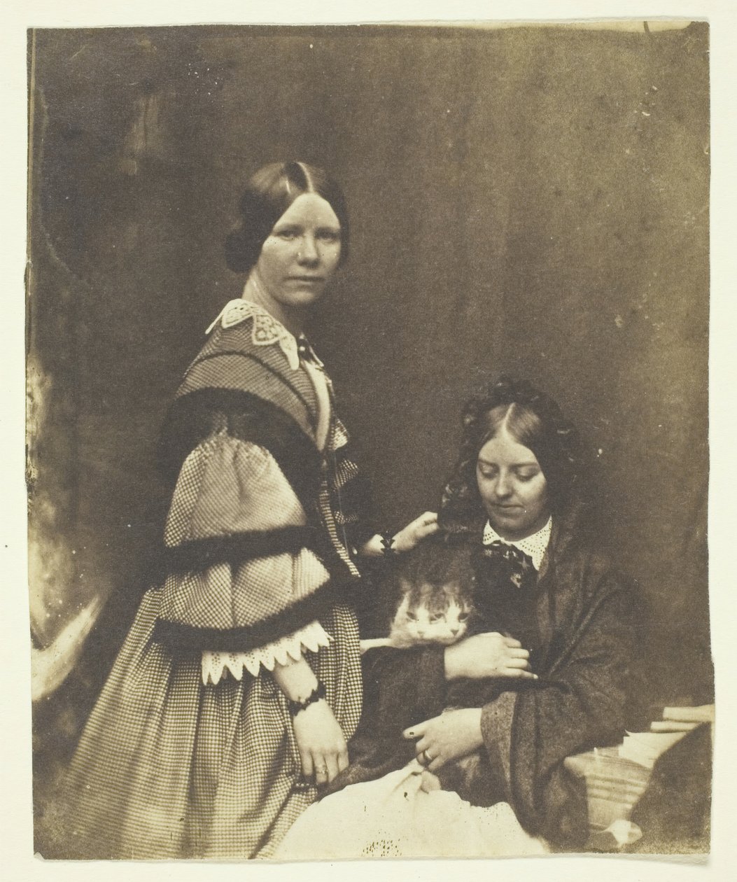 Pani Craik trzymająca kota, ok. 1930 r. 1858. autorstwa Benjamin Mulock