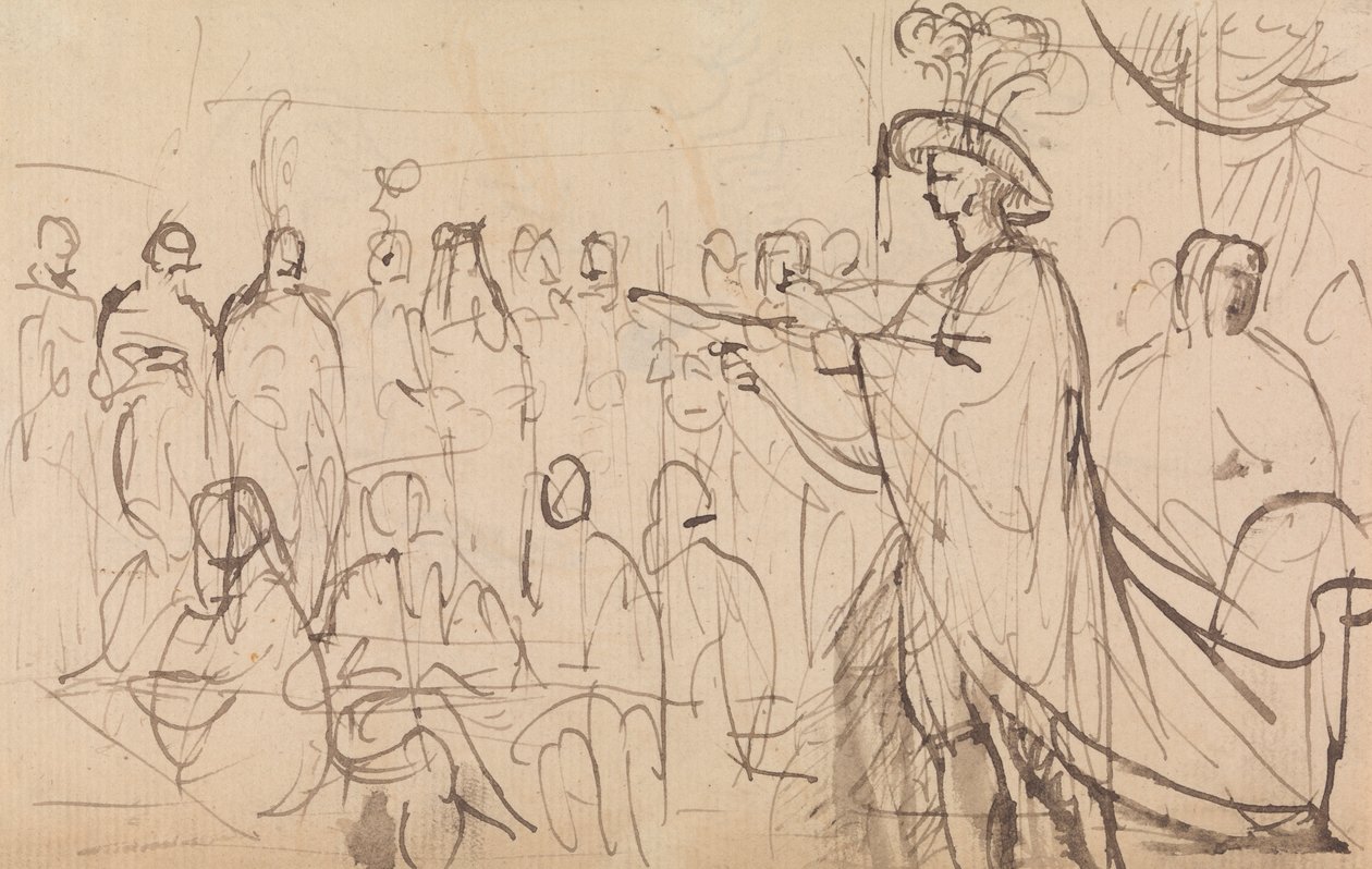 Książę regent, scena IV autorstwa Benjamin Robert Haydon