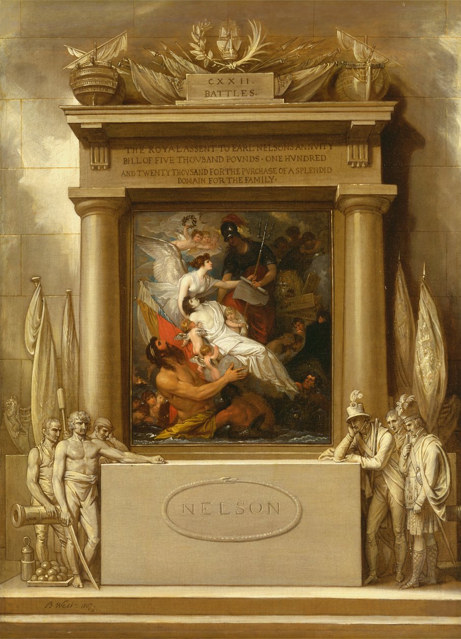 Apoteoza Nelsona autorstwa Benjamin West