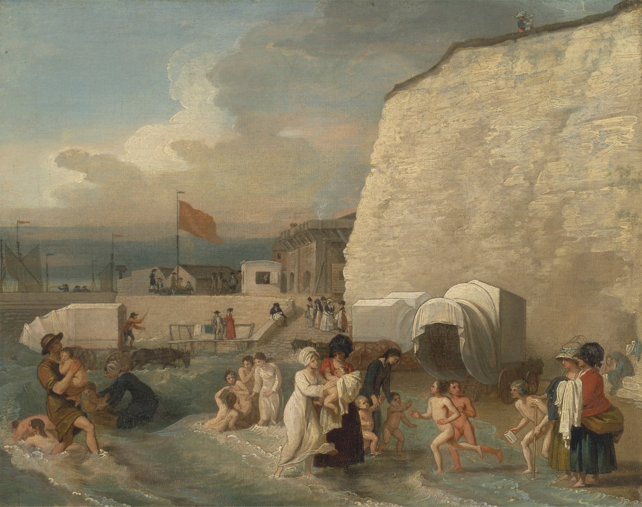 Kąpiel w Ramsgate autorstwa Benjamin West