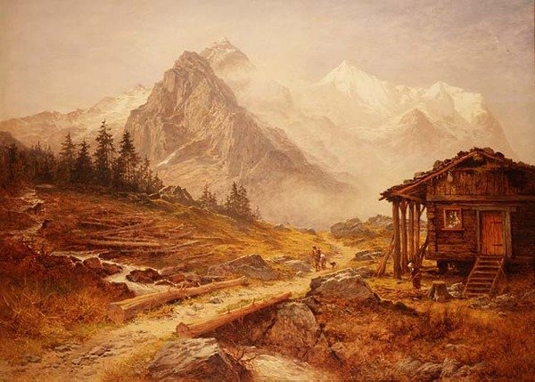 Widok z Zugspitze z Garmisch-Partenkirchen autorstwa Benjamin Williams Leader
