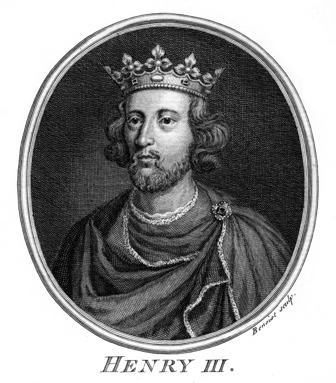 Henryk III, król Anglii. autorstwa Benoist