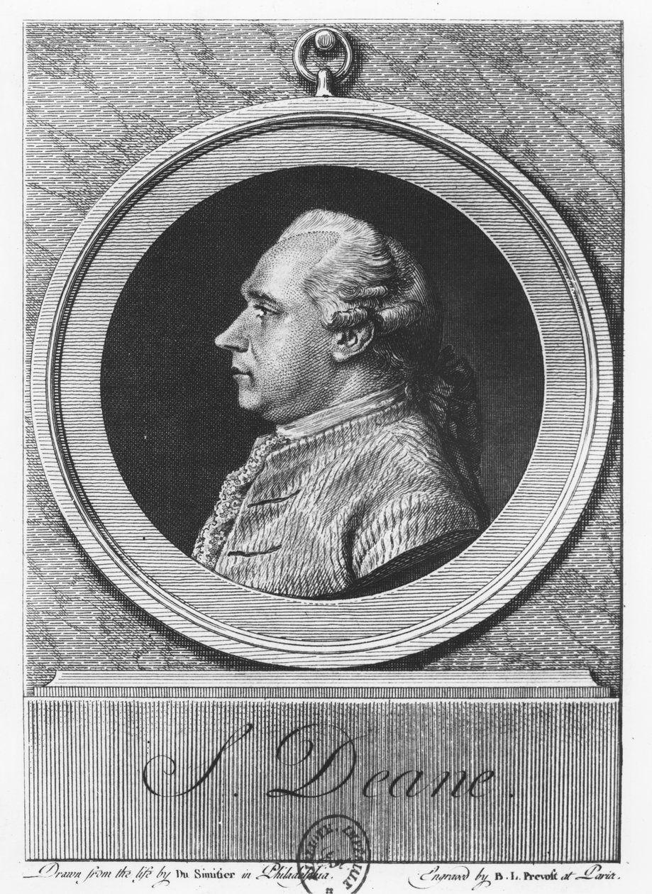 Silas Deane autorstwa Benoit Louis Prevost