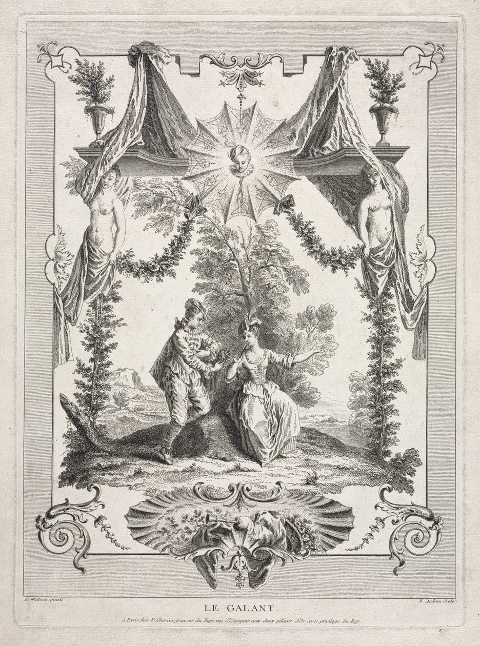 Szarmancki autorstwa Benoit II Audran